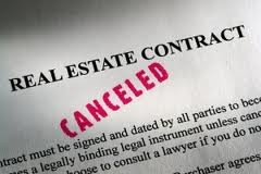 real estate contract canceled